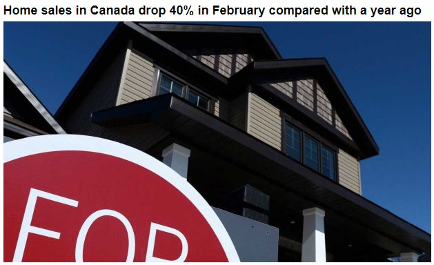 加拿大2月份房产交易量同比暴跌40%！但另一个拐点出现了￼